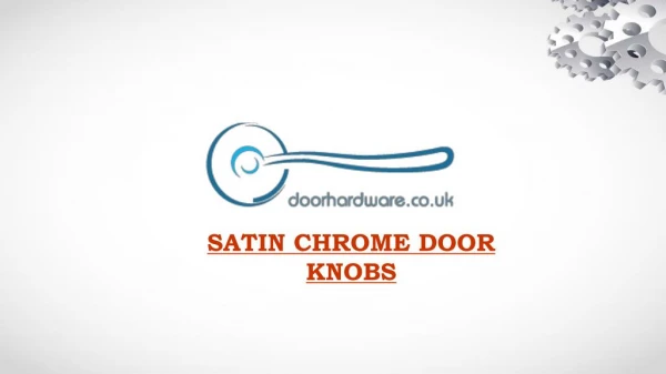 Door hardware UK - SATIN CHROME DOOR KNOBS