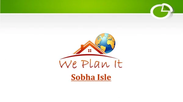 We Plan It HK - Sobha Isle