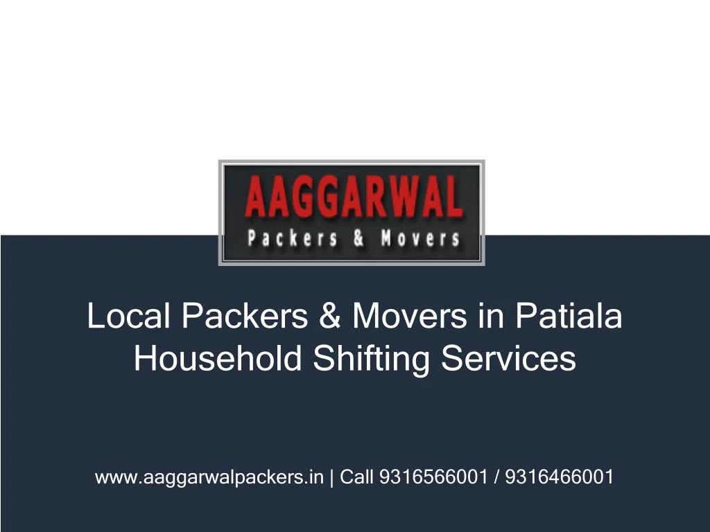 local packers movers in patiala household