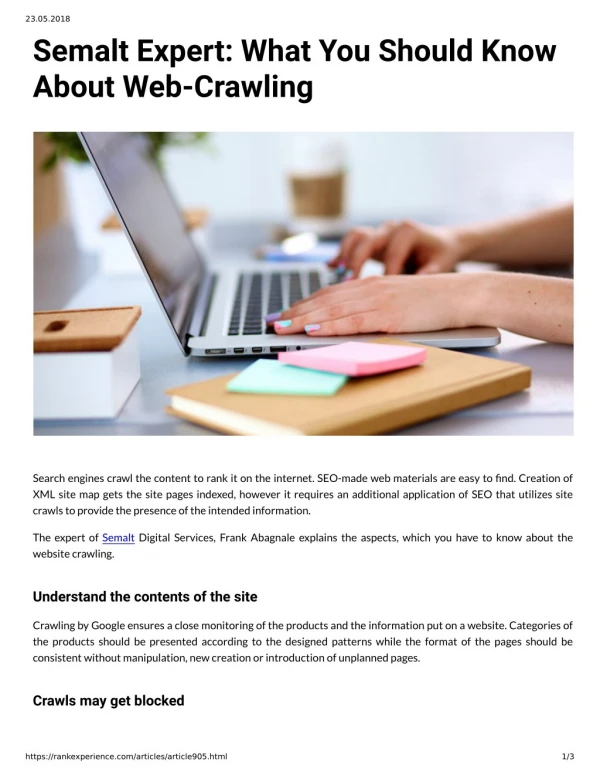 Semalt Expert: What You Should Know About Web Crawling