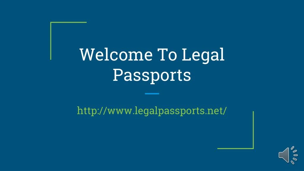 welcome to legal passports