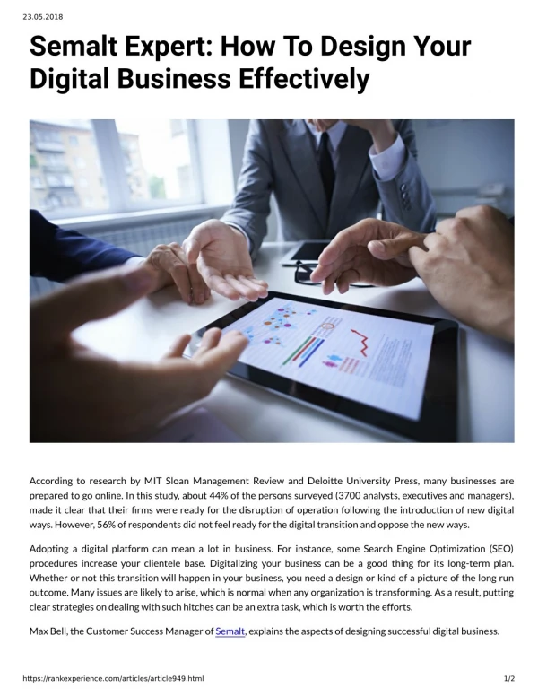 Semalt Expert: How To Design Your Digital Business Effectively