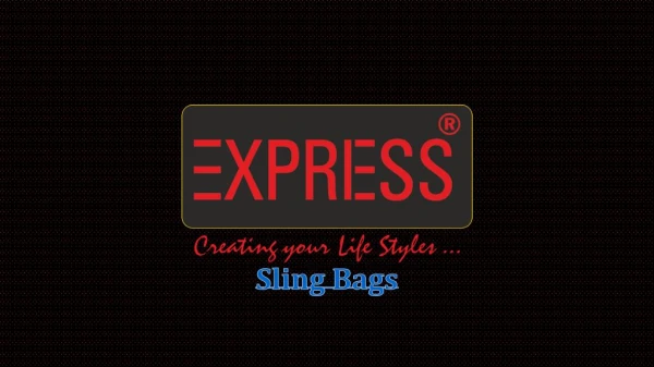 Express Sling Bags - Express Bag