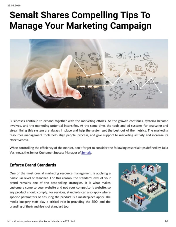 Semalt Shares Compelling Tips To Manage Your Marketing Campaign