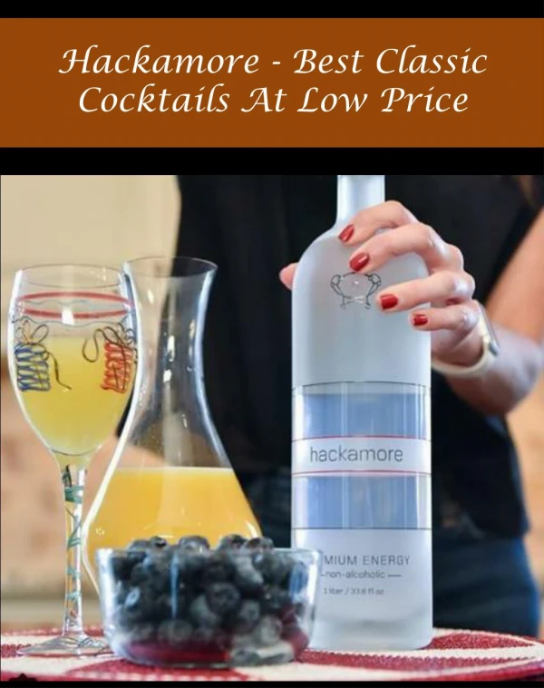 Hackamore - Best Classic Cocktails At Low Price