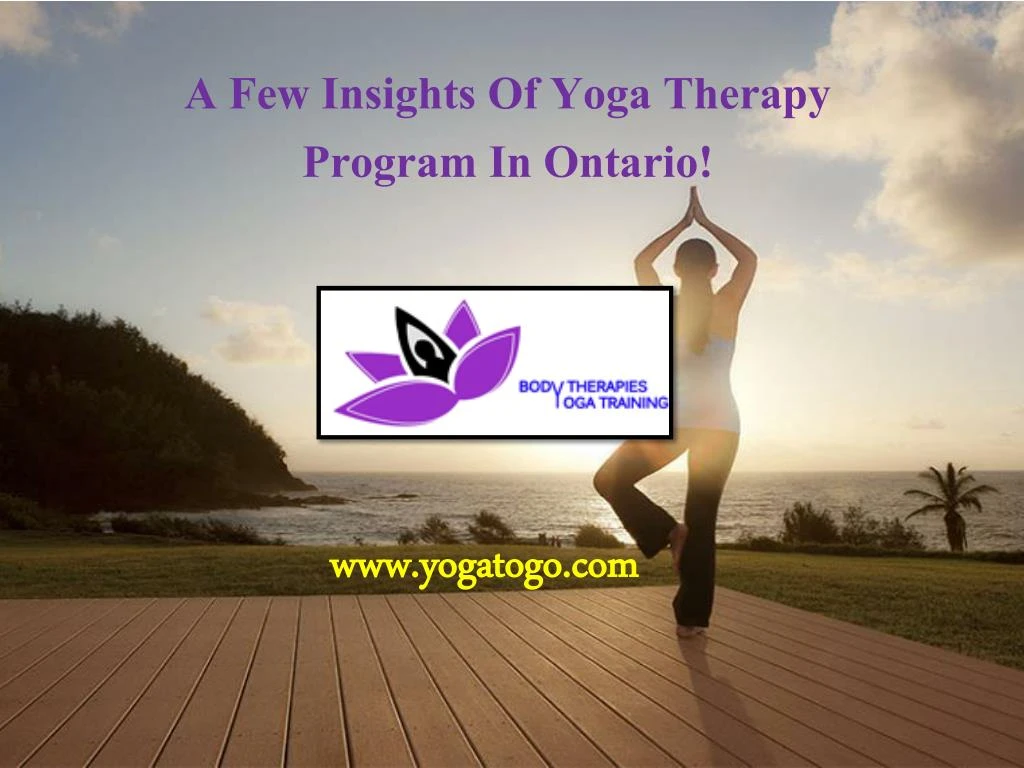 a few insights of yoga therapy program in ontario