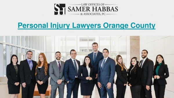 Orange County Personal Injury Attorney