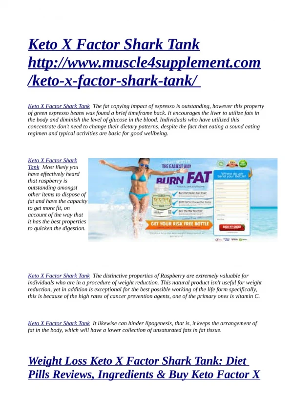 TRIAL@>> http://www.muscle4supplement.com/keto-x-factor-shark-tank/