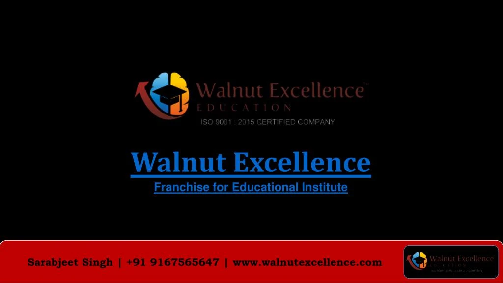 walnut excellence franchise for educational