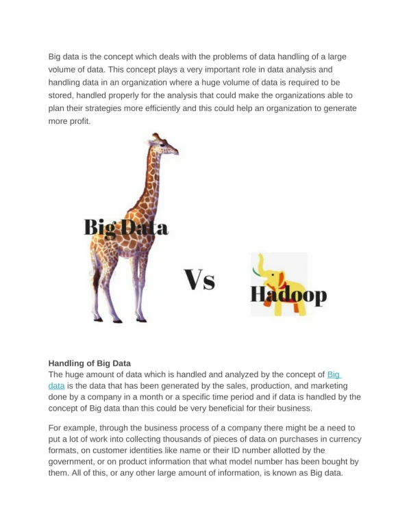 big data is the concept which deals with