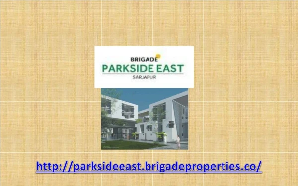 Brigade Parkside East Sarjapur Road, New Launch Projects