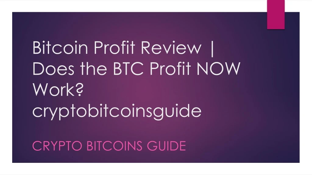 bitcoin profit review does the btc profit