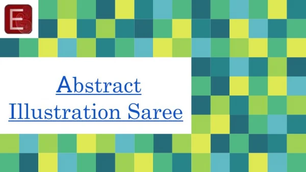 Ethnickart - Abstract Illustration Saree