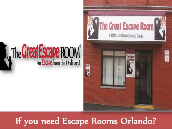 Escape Games Orlando
