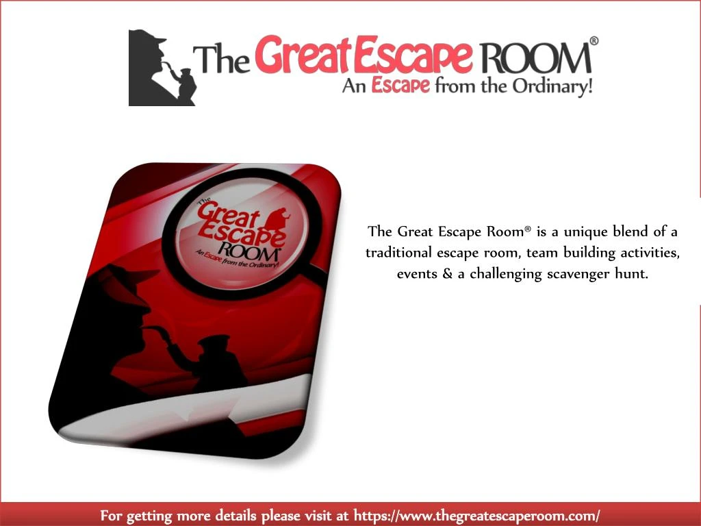 the great escape room is a unique blend