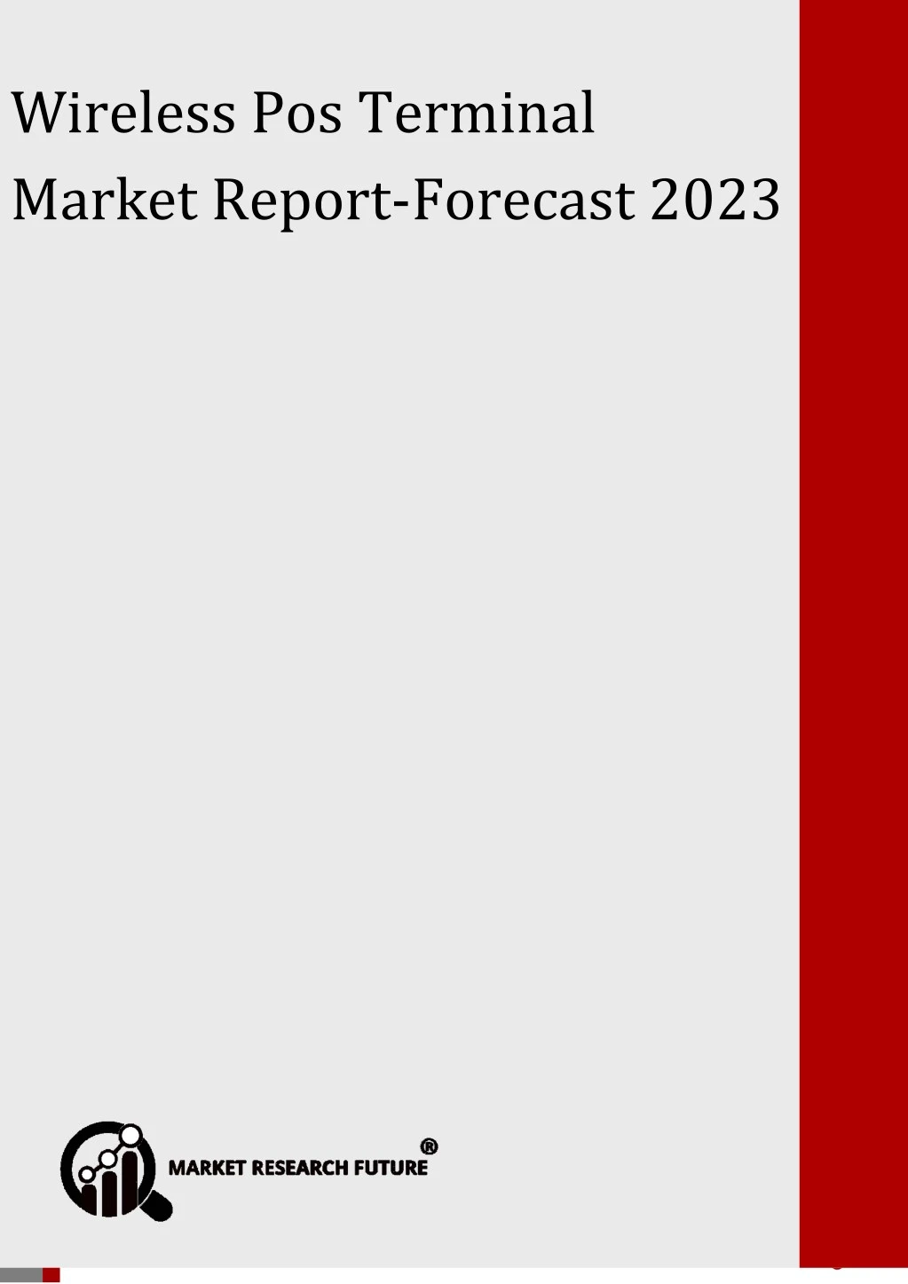 wireless pos terminal market report forecast 2023