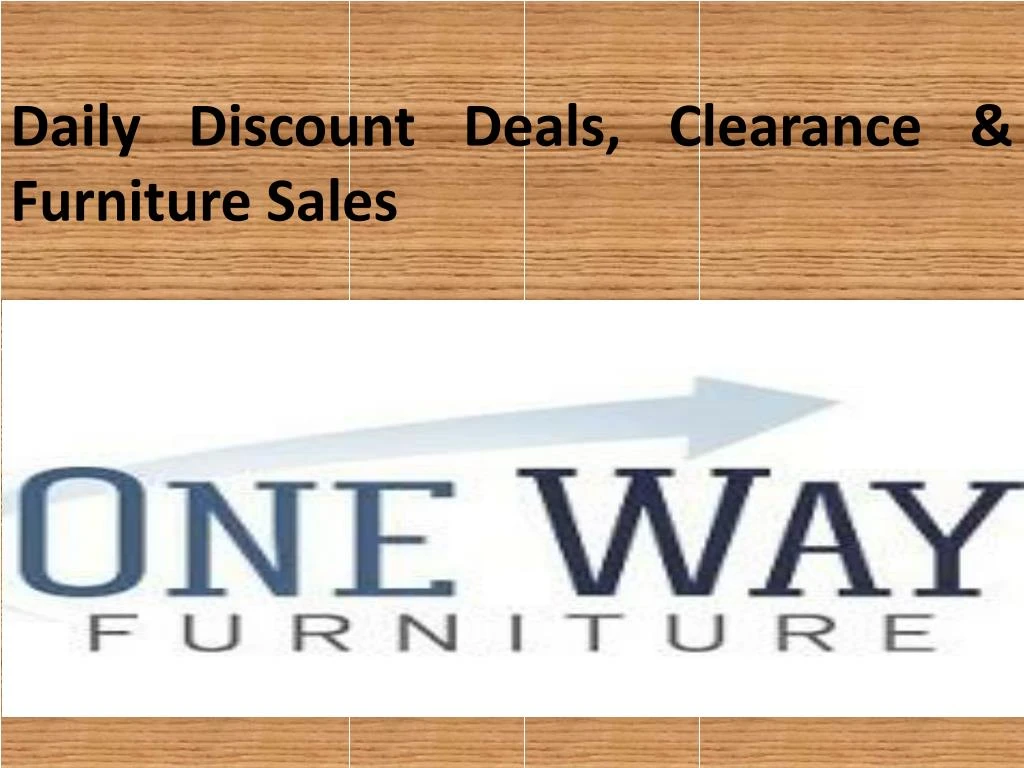 daily discount deals clearance furniture sales
