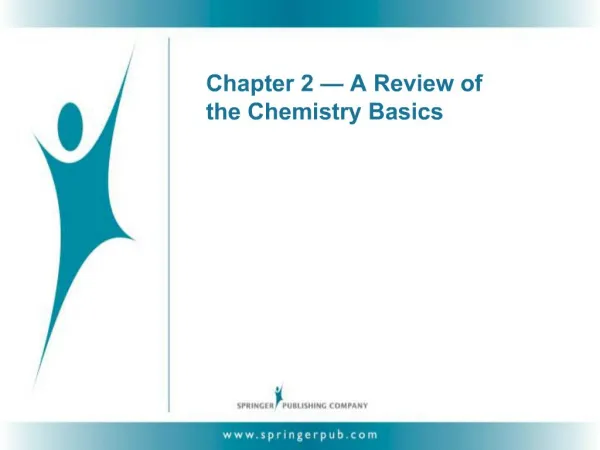 Chapter 2 A Review of the Chemistry Basics