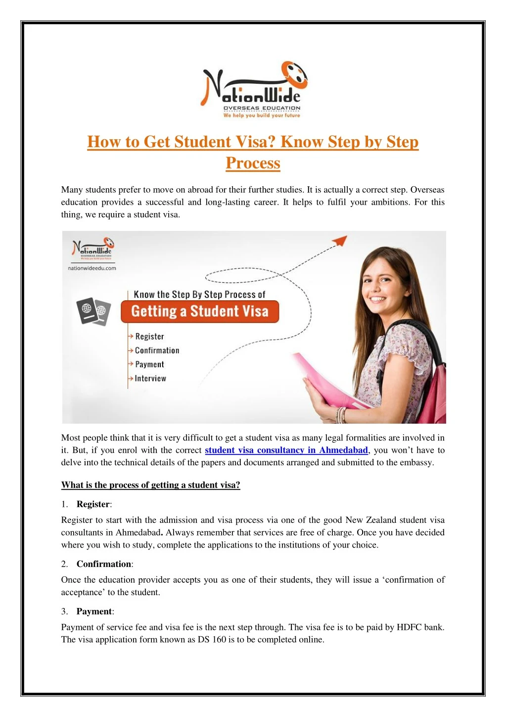 how to get student visa know step by step process
