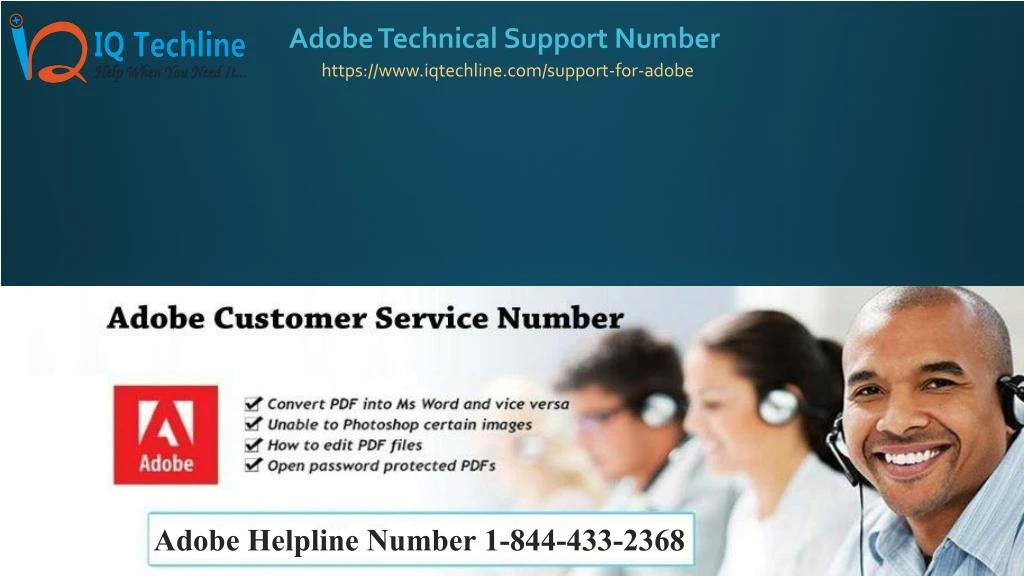 adobe technical support number