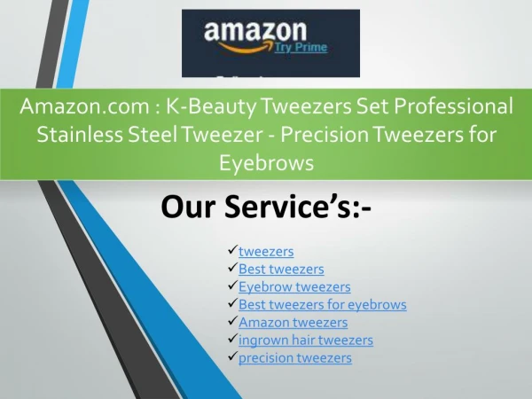 Amazon.com K Beauty Tweezers Set Professional Stainless Steel Tweezer Precision Tweezers for Eyebrows