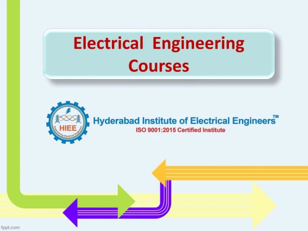 Electrical Engineering Courses in Hyderabad, Best Institutes for electrical design course in Hyderabad – HIEE