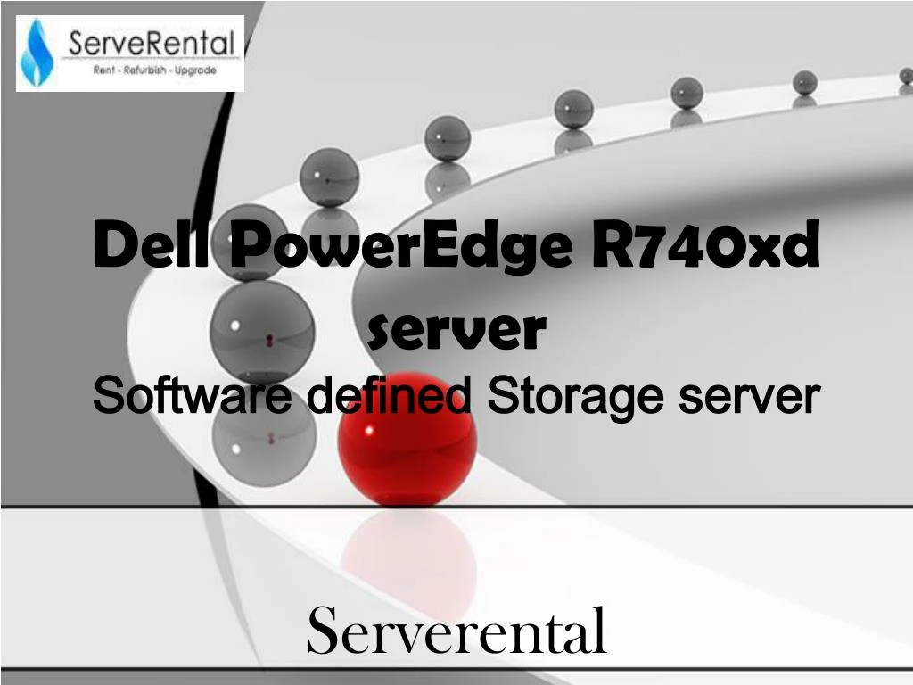 dell poweredge r740xd server software defined storage server