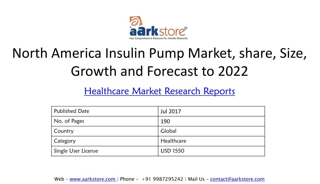north america insulin pump market share size growth and forecast to 2022