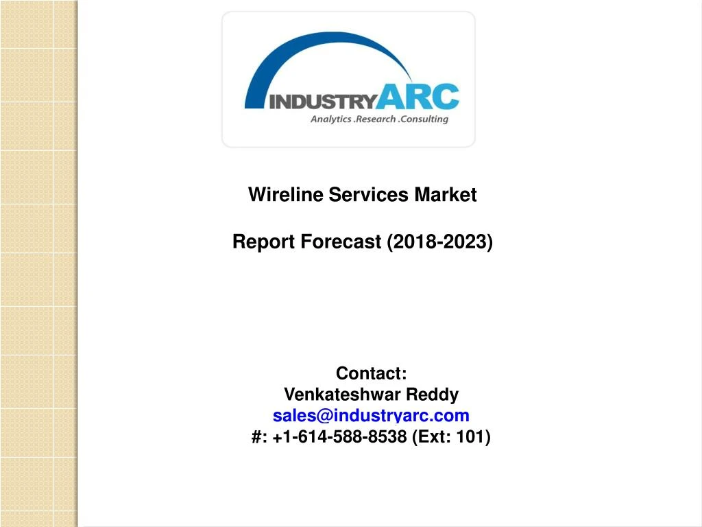 wireline services market report forecast 2018 2023