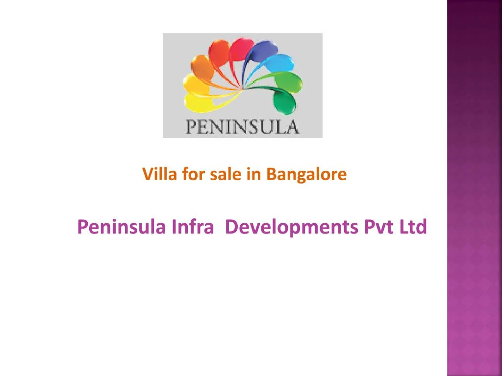 villa for sale in bangalore