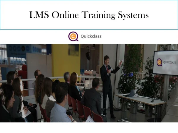 LMS Online Training Systems