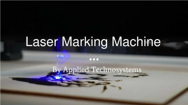 New Features of laser marking machine