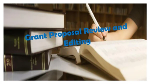 Grant Proposal Review and Editing