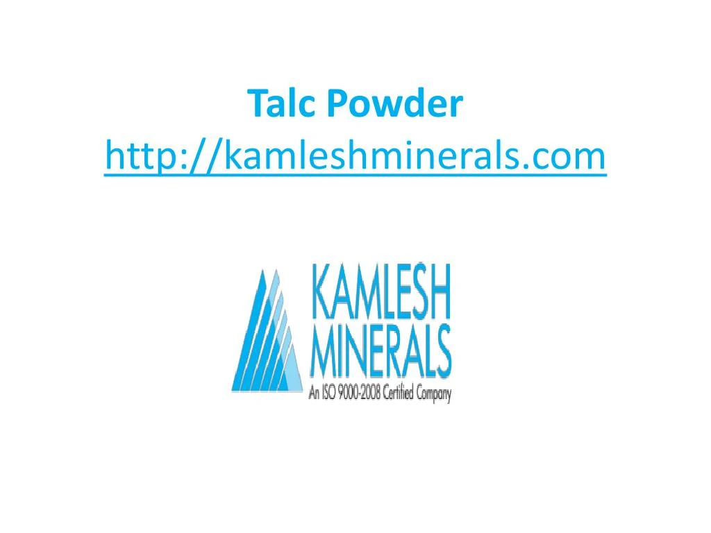talc powder http kamleshminerals com