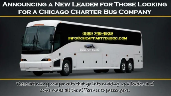 Announcing a New Leader for Those Looking for a Chicago Charter Bus Company