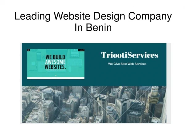 Website design company in Benin