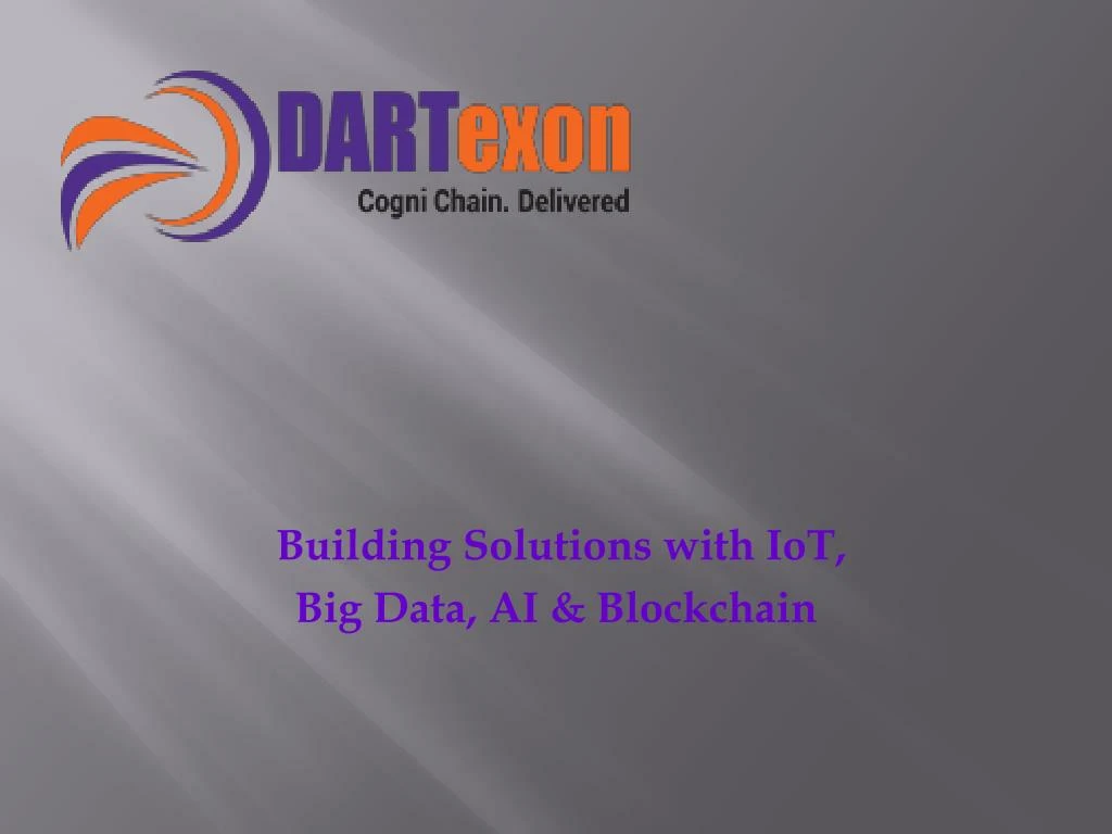 building solutions with iot big data ai blockchain