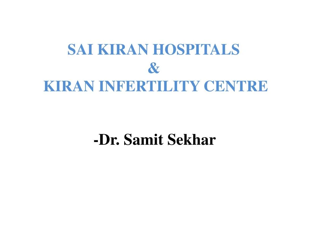 sai kiran hospitals kiran infertility centre