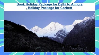 Holiday packages in India