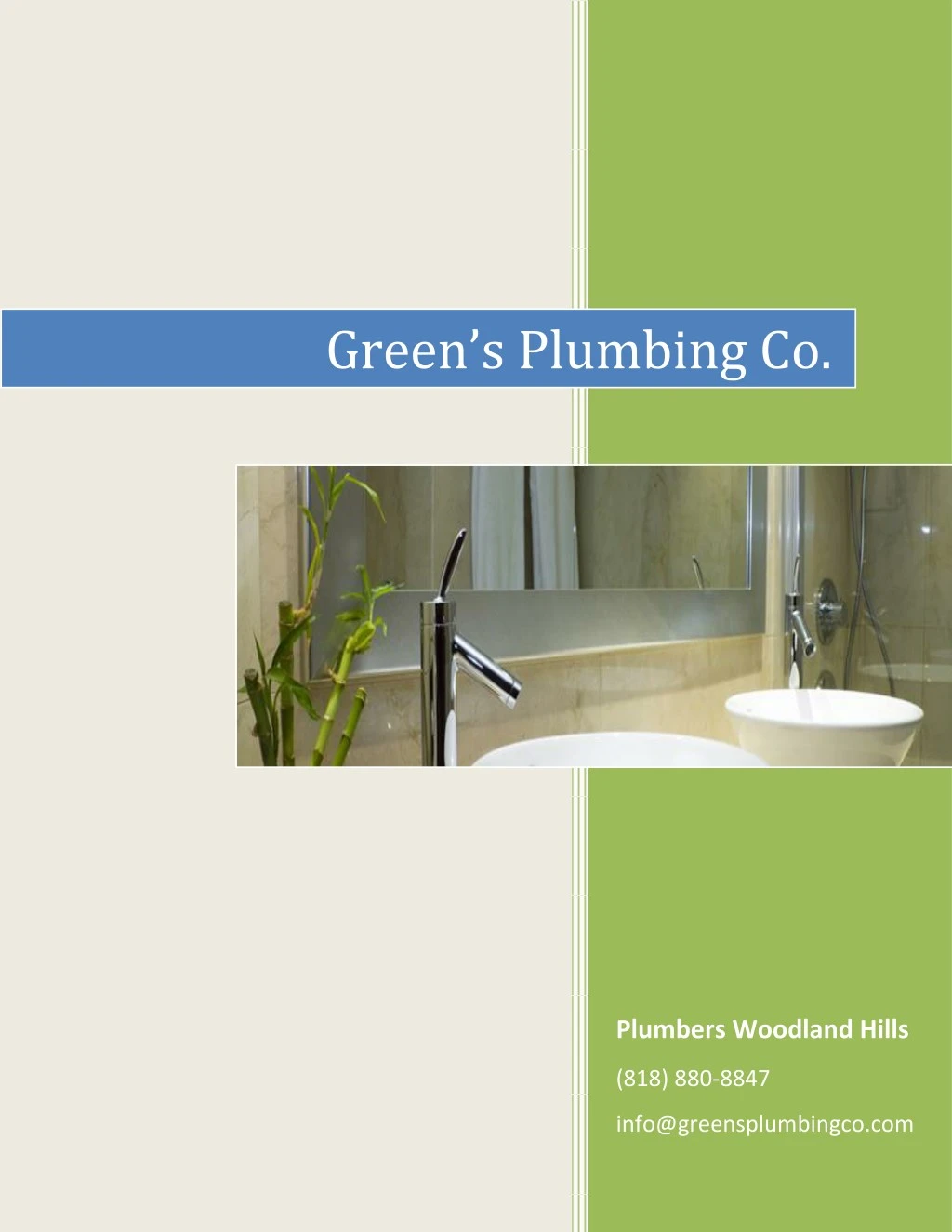 green s plumbing co
