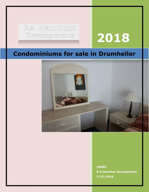 Condominiums for sale in Drumheller