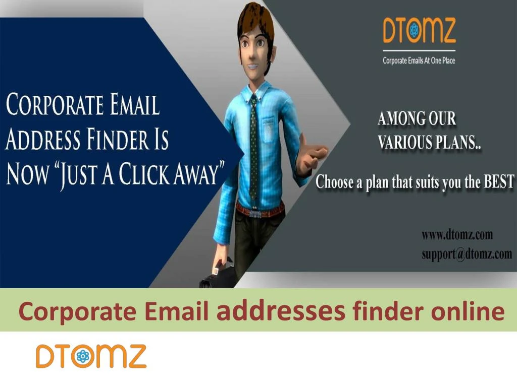 corporate email addresses finder online