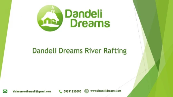 Dandeli Rafting | Book Dandeli River Rafting Packages form dandelidreams