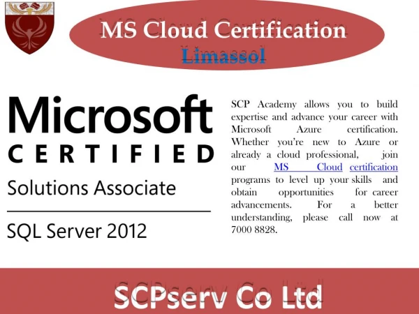 ms clo u d certific a tion limassol
