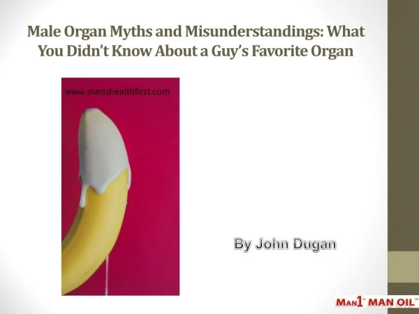 Male Organ Myths and Misunderstandings: What You Didn’t Know About a Guy’s Favorite Organ