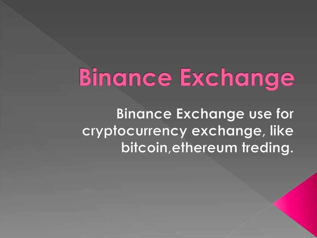 binance exchange