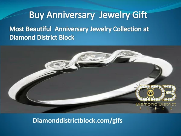 Anniversary jewelry gift