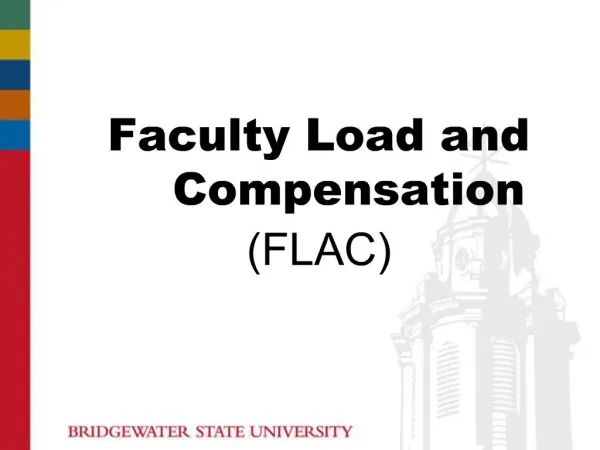 Faculty Load and Compensation FLAC