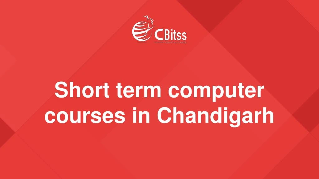 short term computer courses in chandigarh