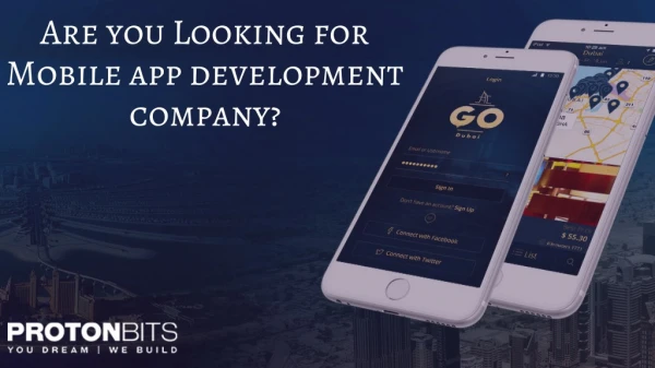 Mobile App Development Company - ProtonBits